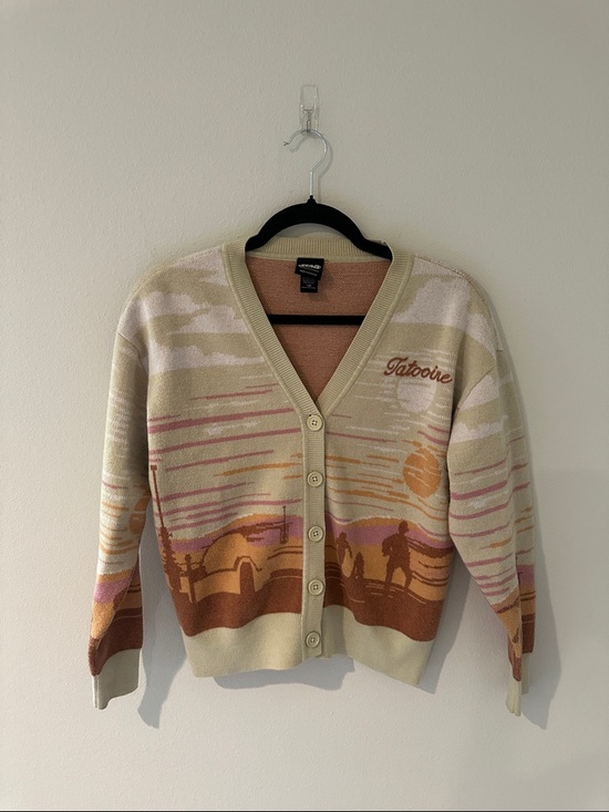 Star Wars Sweaters - Star Wars Her Universe Tatooine Sunset Women’s Cardigan Size Small